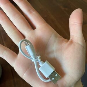 White USB Charging Cable